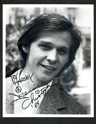 #ad Dennis Christopher Signed Autograph Headshot Photo Breaking Away $64.99