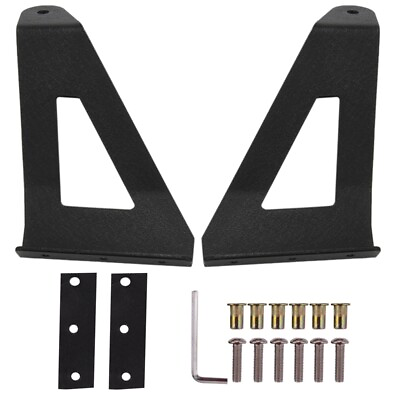 #ad #ad Upper Windshield Roof 52Inch Curved LED Light Bar Mounting Brackets Kit for9708 $38.12