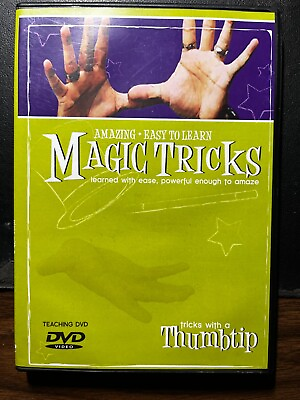 #ad Magic Tricks Tricks with a Thumb Tip Amazing amp; Easy to Learn Very Good DVD $6.99