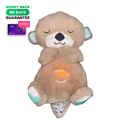 #ad Breathing Otter Bear Soothing Plush Calming Music Sleeping Companion $27.45