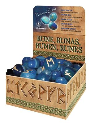 #ad Blue Quartz Runes Set Includes Bag 25 Futhark Runes amp; Instructions $24.95