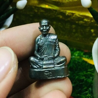 #ad Tiny Luangta Mahabua Statue Watphabantad Talisman Thai Buddha Amulet $24.90