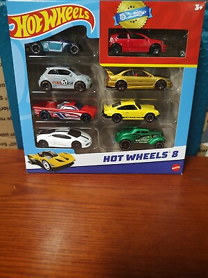 #ad 2024 Hot Wheels 8 Pack w Exclusive VW Golf Gold Honda Civic SI Porsche Willy#x27;s $23.00