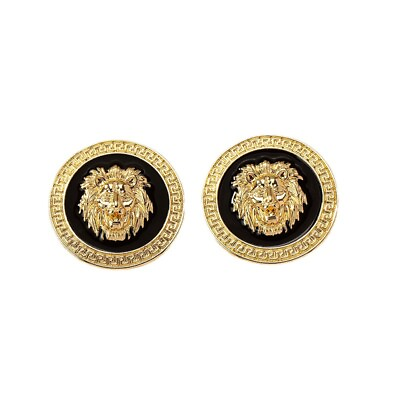 #ad Exaggerated Lion Head Women#x27;s Earrings Stylish Alloy Fashion Jewelry $10.48