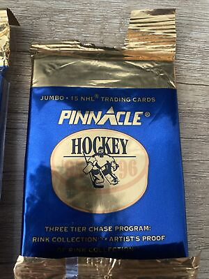 #ad pinnacle hockey pack 95 96 Jumbo Pack $8.00