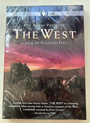 #ad Ken Burns The WEST: A Film by Stephen Ives DVD 2009 5 Disc Set $13.80