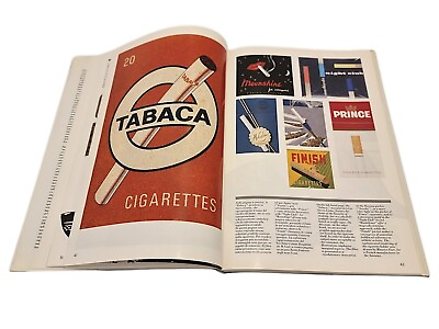 #ad Smoke Signals Imagery And Origins Of Cigarette Packs Collectable Book AU $72.00
