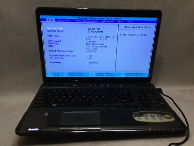#ad Toshiba Satellite A665 S6086 Intel Core i3 M370 @ 2.40GHz MISSING PARTS MR $24.99