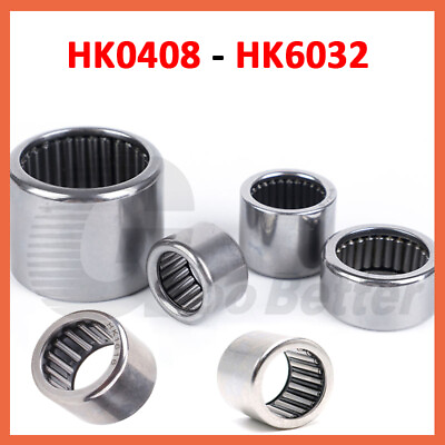 #ad BEARING NEEDLE ROLLERS Drawn Cup Needle Bearings HK0408 to HK6032 CHOOSE SIZE $2.09