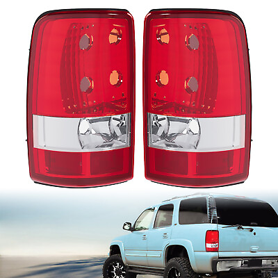 #ad For Chevy Suburban Tahoe GMC Yukon Yukon XL 00 06 Tail Lights Brake Lamps Red $41.09