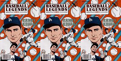 #ad Baseball Legends #7 Koufax Newsstand 1992 1993 Revolutionary 3 Comics $13.17