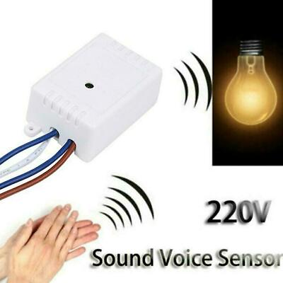 Sound Activated Clap On Off Light Sound Sensor Switch Wall US Adapter V9A3 $2.04