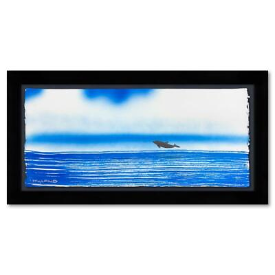 #ad Wyland quot;Dolphinquot; Hand Signed Framed Original Painting Ocean Art $3150.00