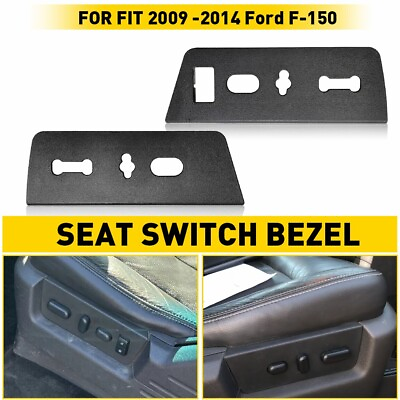 #ad Fits 2009 2014 Ford Driver F 150 Passenger Seat Housing Switch Bezel Replacement $37.09
