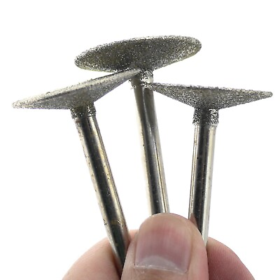 #ad 3Pcs 16 35mm Diamond Grinding Bits FLAT NAIL TIP Head Lapidary Tools for Stone $19.99