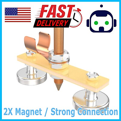 #ad Magnetic Metal Welding Welders Magnet Head Welding Support Ground Clamp $7.49