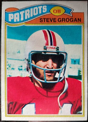 #ad 1977 Steve Grogan New England Patriots Topps Trading Card #165 NFL Kansas State $29.00