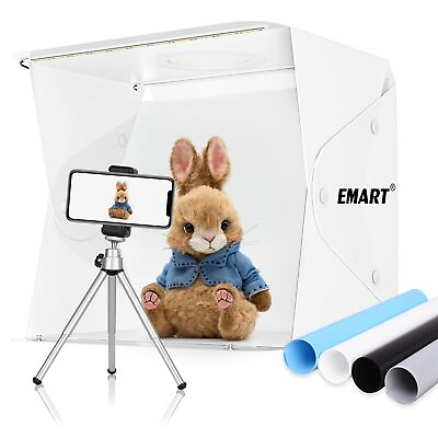 #ad #ad Upgrade 14quot; x 16quot; Photography Table Top Light Box 104 LED Portable Photo Stud... $25.05