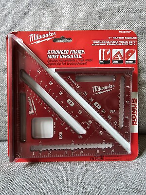 #ad NEW Milwaukee 2 Pack Rafter Square 7 IN amp; 4 1 2 IN Bundle MLSQ070P $23.95