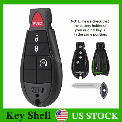 #ad #ad For 2014 2015 2016 2017 2018 Jeep Cherokee Keyless Remote Key Fob Case Shell $9.89