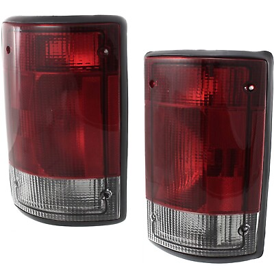 #ad New Tail Lights Lamps Set of 2 Driver amp; Passenger Side E350 Van E150 E250 Pair $45.88