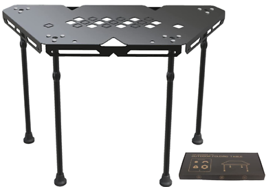 #ad Folding Camp TableUltra Compact amp; Lightweight Aluminum Small Outdoor Table.Perf $19.99