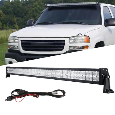 #ad 52inch LED Work Light Bar Spot Flood Combo Offroad Driving Lamp SUV UTV Wiring $89.99