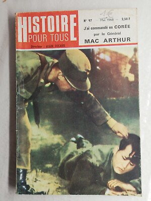 #ad HISTORY For All Steering Alain Décaux May 1968 No 97 Korea General Mc Arth $20.06