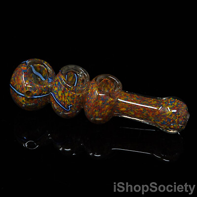 #ad 6quot; Triple Bowl Tobacco Smoking Glass Pipe Bowl Thick Hand Pipes P091B $14.99