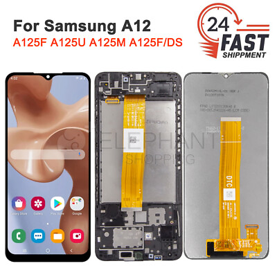#ad US Replacement For Samsung Galaxy A12 A125 SM A125U LCD Touch Screen ± Frame $18.51