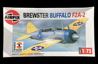 #ad 1994 Airfix 02050 Brewster Buffalo F2A 2 Aircraft 1 72 Scale Model New Sealed $23.95