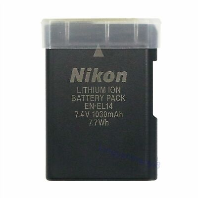 #ad NEW Genuine Nikon EN EL14 Battery For D3100 D3200 D3500 D3400 D5100 D5600 D5500 $23.99