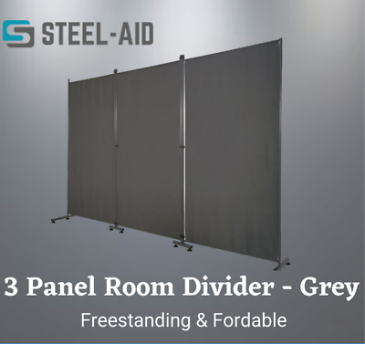 #ad 3 Panel Freestanding Room Divider Folding Partition Privacy Screen 102#x27;#x27; $109.99