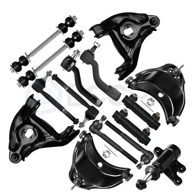 #ad 15Pc Complete Front Suspension Kit for Chevy amp; GMC C1500 C2500 Suburban Tahoe $220.39