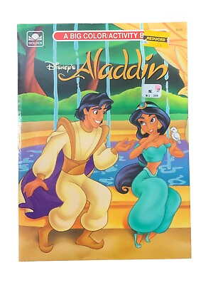 #ad Disney Aladdin Coloring Book Golden Vintage Unused HTF 1994 $12.95