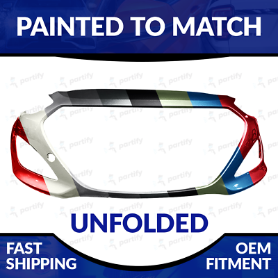 #ad NEW Painted Unfolded Front Bumper For 2013 2017 Hyundai Elantra GT Hatchback $354.99