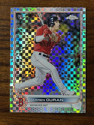 #ad Jarren Duran 2022 Topps Chrome Xfractor Rookie #113 Boston Red Sox RC $5.99