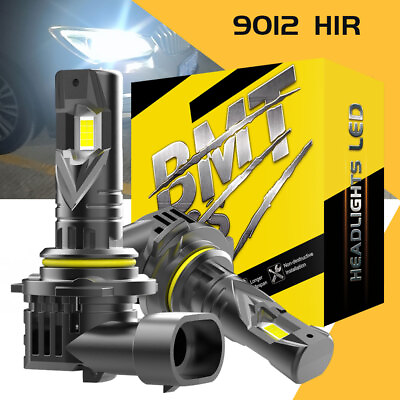 #ad 2pc 9012 HIR2 LED Headlight 80W High Low Beam Lamp 6500K 20000lm for Toyota C HR $32.68