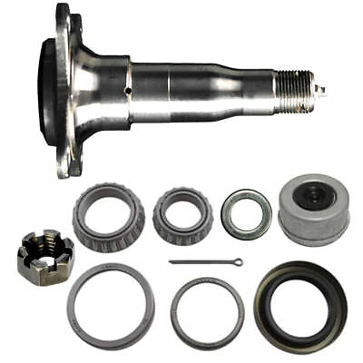 #ad #84 Weld On Spindle Kit With Flange for 3500 lb Trailer Axles 1 3 4quot; Diameter $44.00