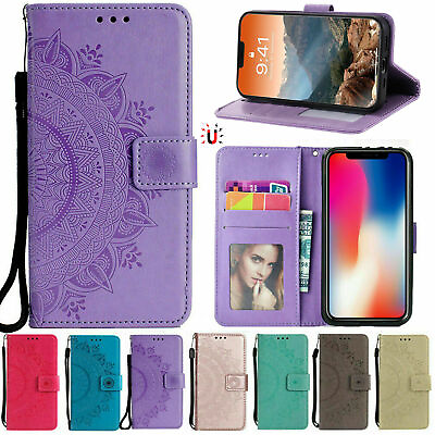 #ad For iPhone 14 15 Pro Max 13 11 12 XR XS 87 SE Magnetic Leather Wallet Stand Case $9.88