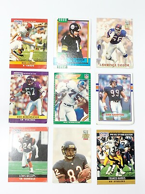 #ad Vintage NFL Football Cards Multiple Players Teams Pro Set Numbered 1989 1990 199 $39.50