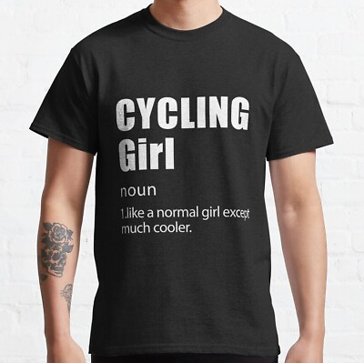 #ad SALE Cycling Quote Funny Cycling Classic T shirt Size S 5XL $19.99