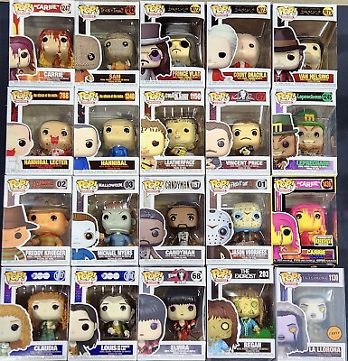#ad FUNKO • HORROR Lot of 20 with 1 Chase 2 Excl • See Photos • Ships Free $260.00