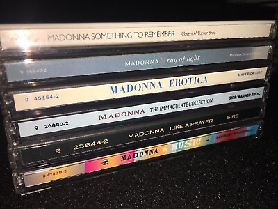 #ad MADONNA The Immaculate Collection Erotica Like A Prayer Music Ray Of Light MORE $25.49