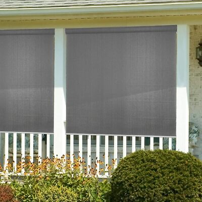 #ad Patio Shades Roll Up Outdoor Blinds Waterproof Exterior Roller Shade Blinds $87.99