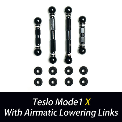 #ad For TESLA MODEL X AIR SUSPENSION high end Adjustable LOWERING KIT LINKAGE LINKS $129.99