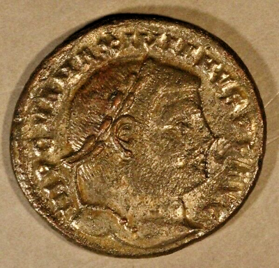 #ad 286 308 Rome Maximian Follis Ticinum Mint Silver Circ#x27;d $90.00
