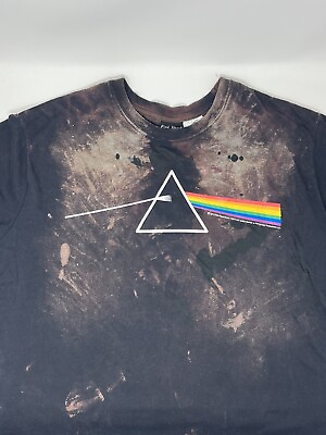 #ad 2013 Pink Floyd Dark Side of the Moon Bleached T Shirt XL $7.50