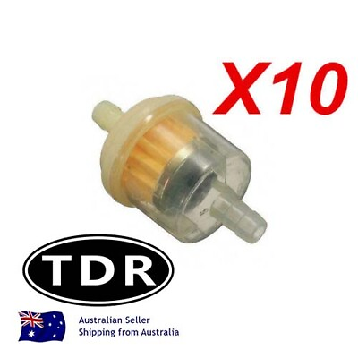 #ad 10x Gas Fuel Filter For Moped Scooter ATV Quad Pocket Mini Dirt Bike SNOWMOBILE AU $22.45