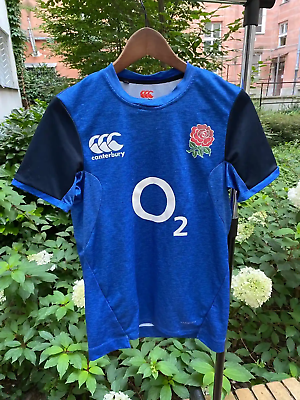 #ad England Rugby Canterbury of New Zealand O2 jersey T shirt size XS $16.80